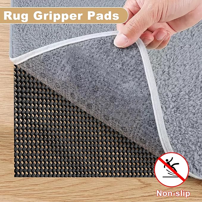 Shelf Liner for Kitchen Cabinet, Durable with Strong Grip, Non Adhesive Liners Protect Kitchen Cabinets and Cupboard, Pantry, Bathroom Drawers and Shelves, Desks-12" x 120" (Black)