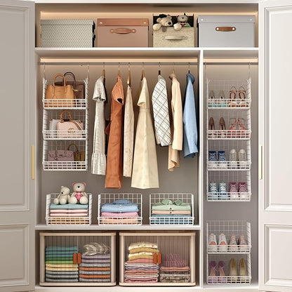 X-cosrack 4 Tier Closet Hanging Organizer