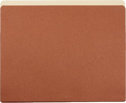 Amazon Basics Expanding File Folder Organizer with Pockets, Letter Size, 3.5-Inch Expansion, Accordion Style, Large Capacity Document Storage, Brown, 25-Pack
