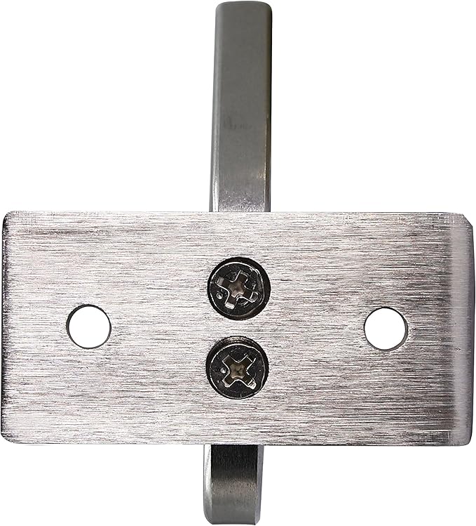 WEBI Robe Hook, Heavy Duty Brushed Stainless Steel 304 Coat Hook Rail Towel Rack, Great Home Storage & Organization for Bedroom, Bathroom, Foyer, Hallway, 1 Hook in 2-Pack