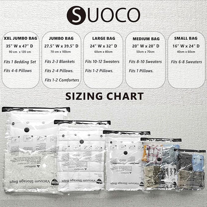 14 Pack Vacuum Storage Bags with Electric Pump, Compression Packing Seal Space Saver Cubes for Clothing Bedding Blankets Pillows