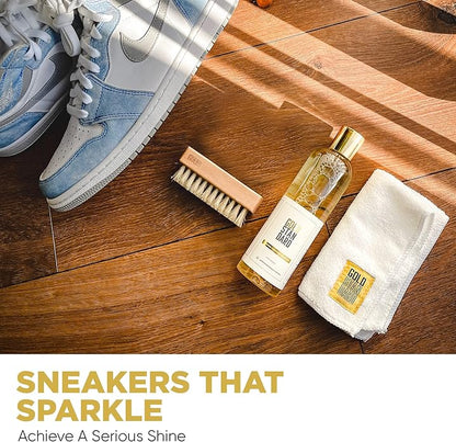 Gold Standard Premium Shoe Cleaning Kit - Sneaker Cleaning Kit for Tennis, Leather, Canvas White Shoe Cleaner Sneakers Kit
