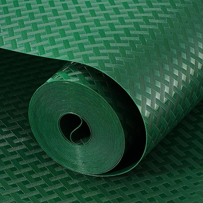 Shelf and Drawer Liner for Kitchen Cabinet, Non-Adhesive 24in x 120in Waterproof Contact Paper Refrigerator Liners Thickened Durable EVA Material Non Slip Mat for Dresser Cupboard Pantry Protector