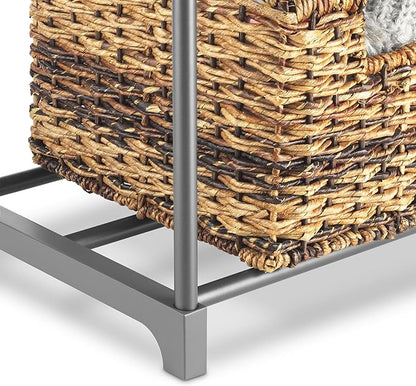 Whitmor Garment Rack with Shelf - Gunmetal