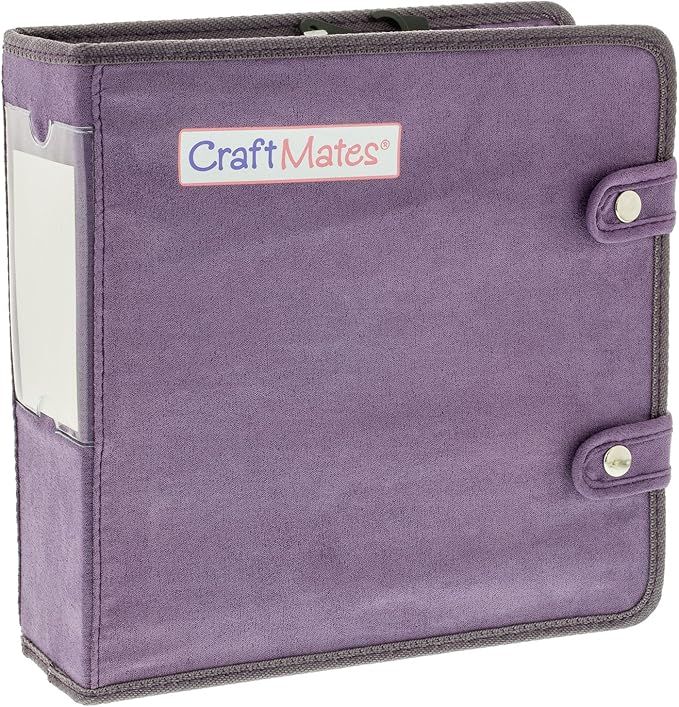 Craft Mates Bead Organizer, Locking Compartments, Clear Plastic Storage Containers for Buttons, Pins, Jewelry, Diamond Art and Craft Supplies, Large Portable Organizer for Crafters and Teachers