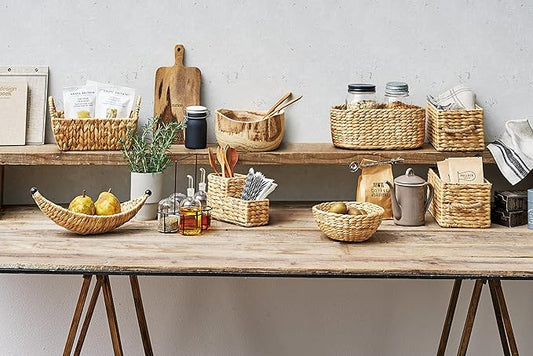 Chidori Sangyo PANTRY STORAGE HC-053NA Water Hyacinth Basket