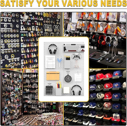Ultrawall Metal Pegboard Panels, Pegboard Wall Organizer, Peg Boards for Wall, Garage Tool Storage Organization, 12"X16", 2pcs, Gray