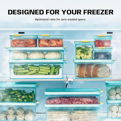 LocknLock HFL101 Freezer Fit Plastic Food Storage Container with Lid for Kitchen, Lunch, Meal Prep, and Leftovers, BPA-Free, Airtight, Leakproof, Microwave, Dishwasher-Safe, 450ml