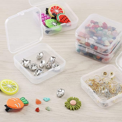 Mr. Pen- Small Plastic Containers, Clear, 12 pcs, Small Bead Organizer, Small Containers for Organizing, Bead Containers, Small Plastic Box, Mini Containers, Small Plastic Storage Containers