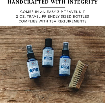 Cobbler's Choice Shoe Care Travel Kit - Travel Friendly Shoe Care Kit, Clean Ingredients, Effective Results!