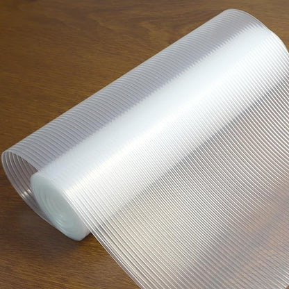 Shelf Liners for Kitchen Cabinets Non Slip 16 Inch Wide X 20 Ft Non Adhesive Drawer Liner Waterproof Clear Cabinet Liner Oil Proof Shelves Liner for Refrigerator Cupboard Pantry Closet Bathroom
