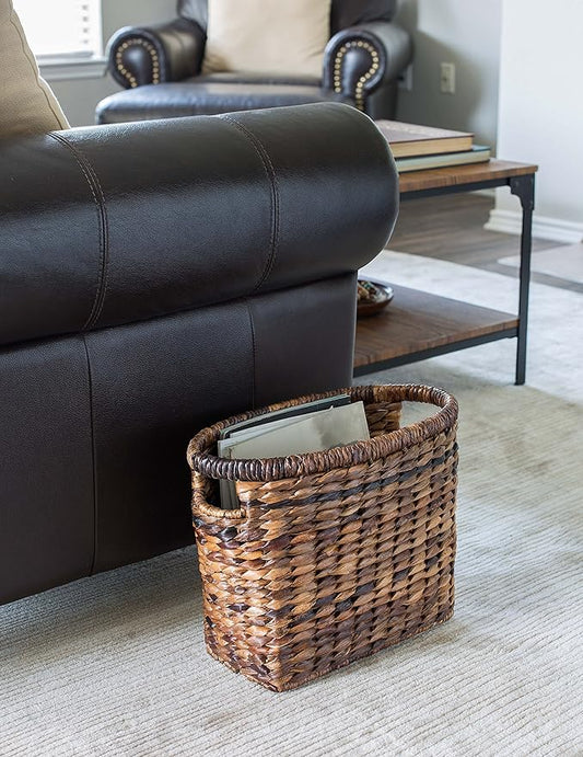 BirdRock Home Seagrass Magazine Basket
