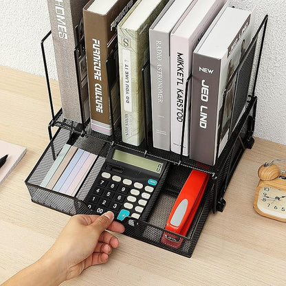 Mr. Pen- Mesh Desk Organizer with Drawer, Office Desk Organizers and Accessories, Desktop & Desk File Organizer
